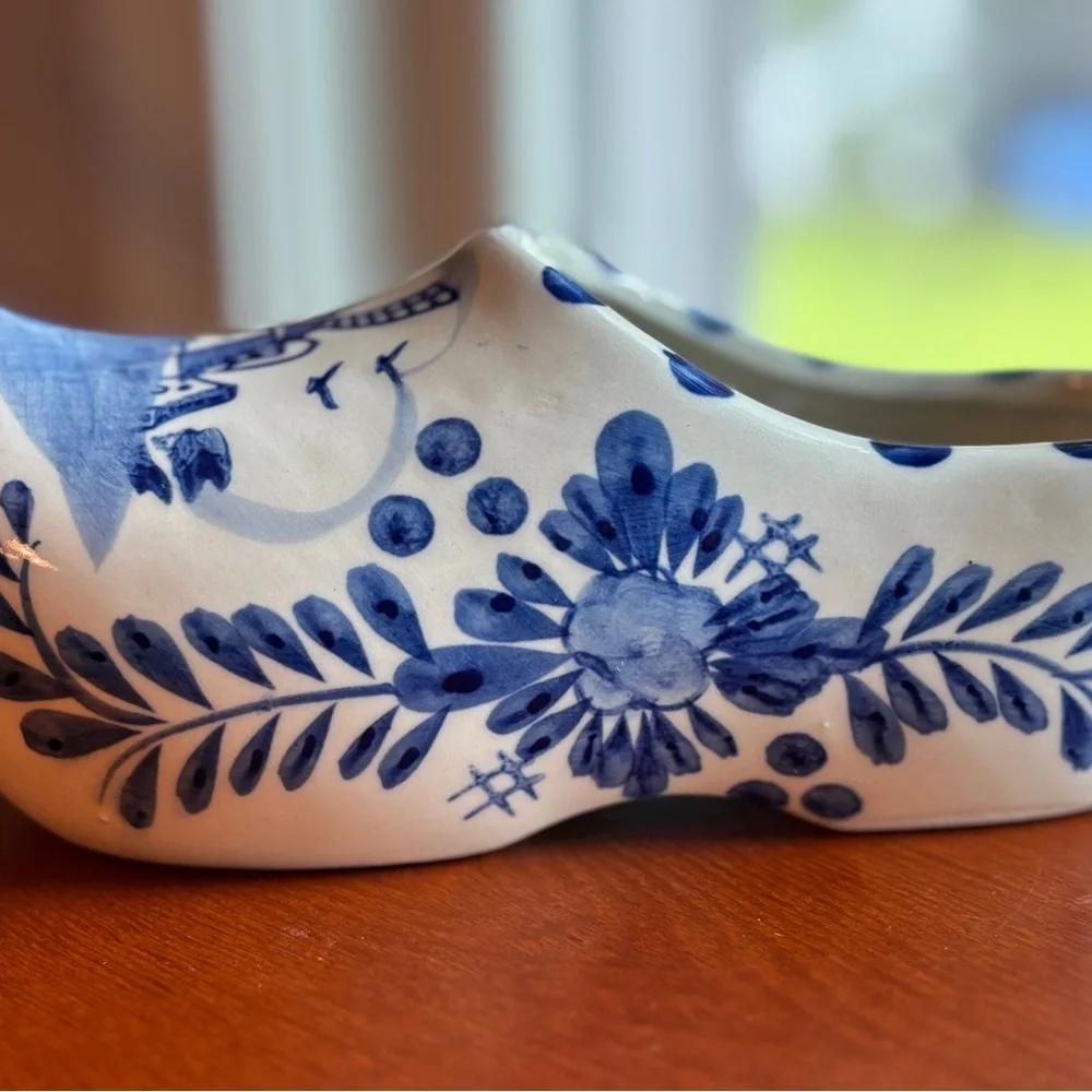Holland Shoe Dutch Porcelain Vintage